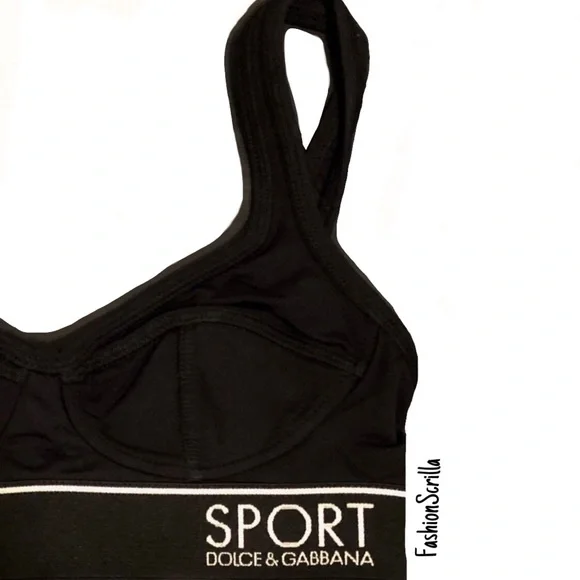 Dolce & Gabbana Vintage Biker Shorts & Corset Bra Matching Sport Set - Picture 4 of 7